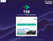 Tablet Screenshot of homebank.tsbbank.co.nz